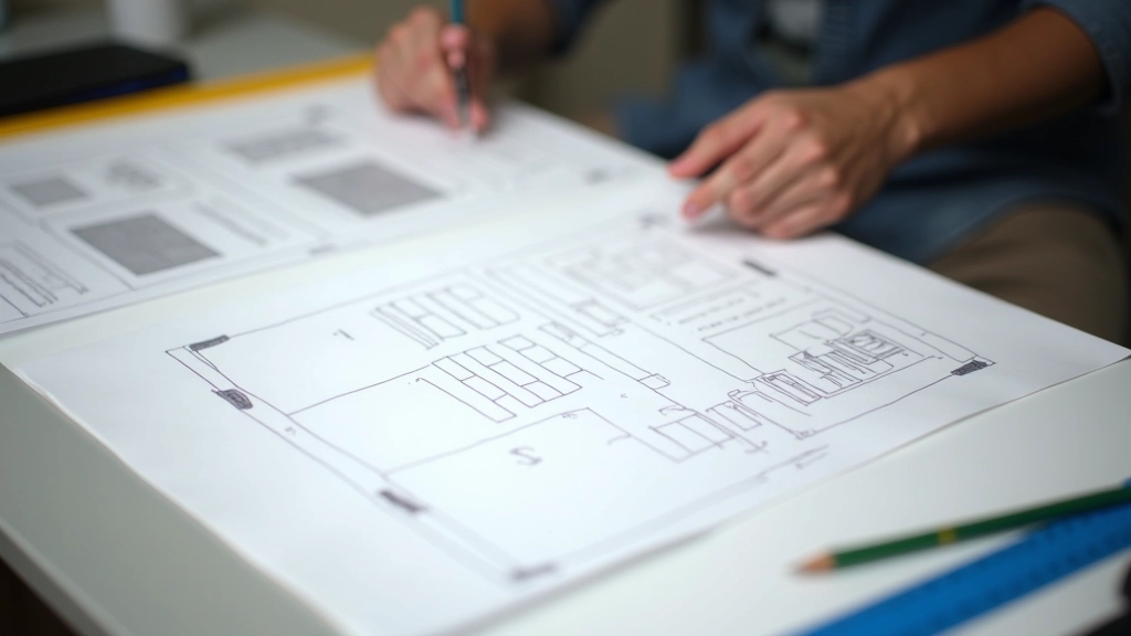 Flexible grid layout visualization showing how columns adapt from 4 columns on desktop to 2 on tablet to 1 on mobile