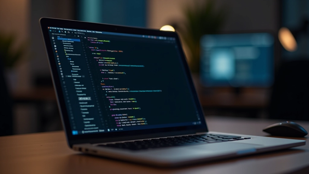 Code editor screenshot showing Flexbox CSS with display flex and flex 1 properties applied to responsive grid columns