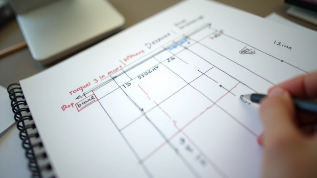 Diagram showing percentage-based column layout with annotations explaining how 50% width adapts from desktop to mobile screen sizes